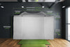 Proscreen 180 Retractable Simulator Screen from Homecourse + Landing Pad + Wall Mounting Kit