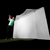 Proscreen 180 Retractable Simulator Screen from Homecourse + Landing Pad + Wall Mounting Kit